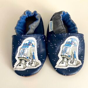Robeez Star Wars R2-D2 Soft Sole Baby Shoes - Size 0-6 Months